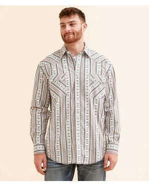 Panhandle Southwestern Stretch Shirt - Brown