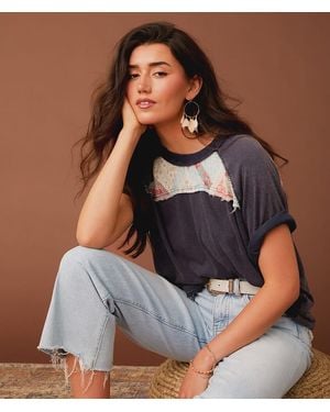 Gimmicks Pieced Quilt T-Shirt - White