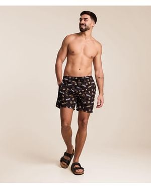 Bioworld Modelo Stretch Swim Trunks - Natural