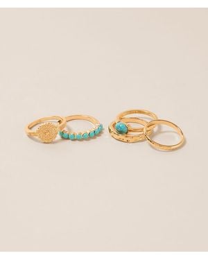 BKE 5 Pack Ring Set - Natural