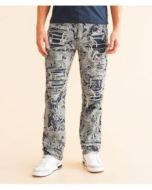 rare element Semi Stacked Straight Stretch Jean - Blue