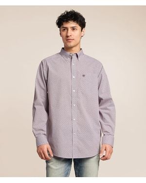 Ariat Philly Classic Western Shirt - Purple