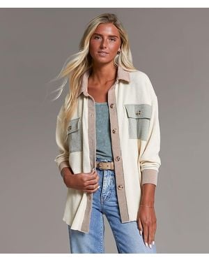 BKE Color Block Shirt - Multicolor