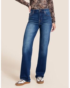 Hidden Jeans Ella Classic Straight Stretch Jean - Blue
