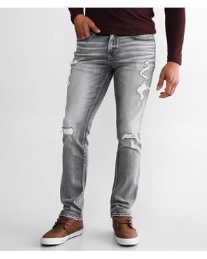 BKE Alec Straight Stretch Jean - Gray
