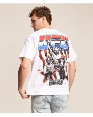 ID Supply Co Ufc Patriotic T-Shirt - White
