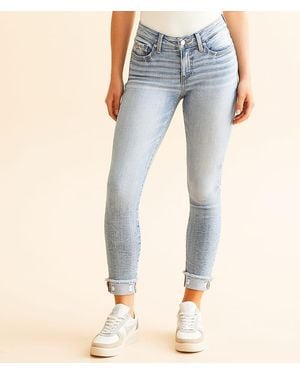 Buckle Black Fit No. 53 Cuffed Ankle Skinny Stretch Jean - Blue