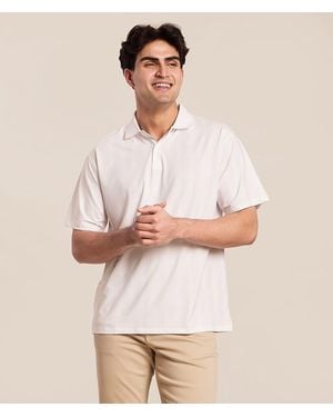Devereux Golf The Oasis Performance Polo - Natural