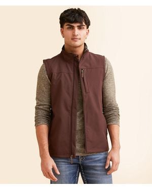 Gentry County Softshell Vest - Brown