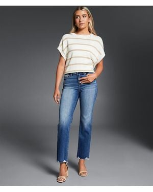 Buckle Black Fit No. 75 Cropped Straight Stretch Jean - Gray