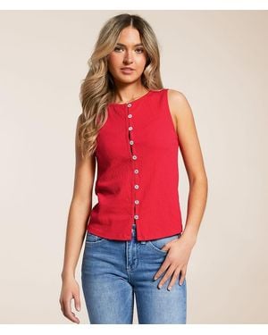 Willow & Root Textured Knit Tank Top