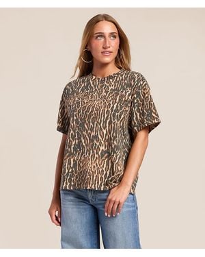 Modish Rebel Misbehavin' T-Shirt - Brown