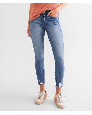 Flying Monkey Mid-Rise Ankle Skinny Stretch Jean - Blue