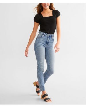 Hidden Jeans Harley Mom Stretch Jean - Blue