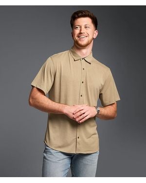 Outpost Makers Athletic Stretch Shirt - Brown