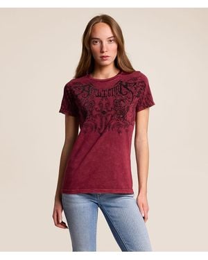 Affliction Pale Sorrow T-Shirt - Red