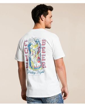 Anderson Bros Cold Beer T-Shirt - White
