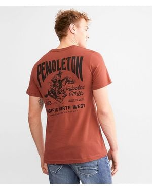 Pendleton Woolen Mills Cowboy T-Shirt - Red