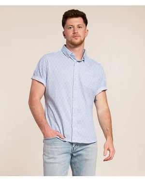 7 Diamonds Costal Stretch Shirt - Blue