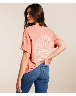 Z Supply Horizon Social T-Shirt - Orange