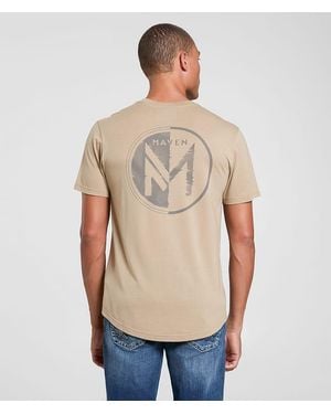 Maven Co-op Split Sheared Performance T-Shirt - Natural