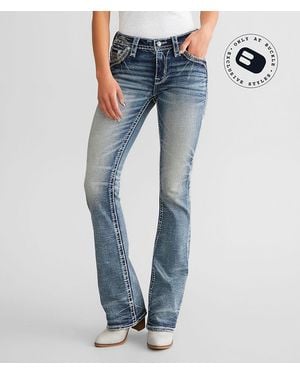 Rock Revival Rosalie Mid-Rise Boot Stretch Jean - Blue