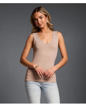 Buckle Black Shaping & Smoothing Tank Top - Blue
