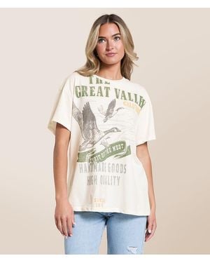 Modish Rebel The Great Valley T-Shirt - Natural