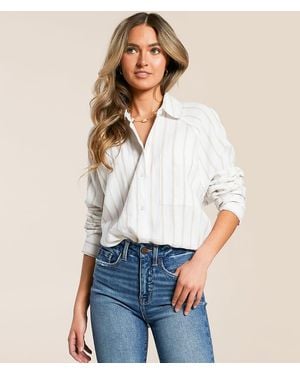 Z Supply The Perfect Line Striped Shirt - White