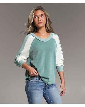 BKE Ribbed Top - Gray