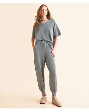 BKE Ribbed Knit Jogger - Blue