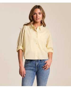 Z Supply Lisette Cropped Blouse - Natural
