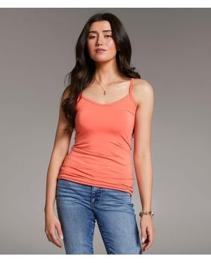 BKE X-Long Two Way Tank Top - Orange