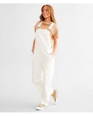 Z Supply Brinley Denim Overalls - White