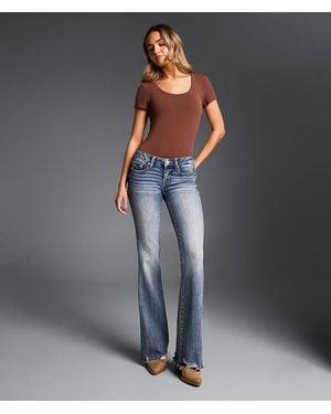 Buckle Black Fit No. 13 Flare Stretch Jean - Gray