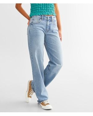 Willow & Root The Mid Waist Stretch Jean - Blue