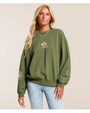 Billabong Moody Oversized Pullover - Green