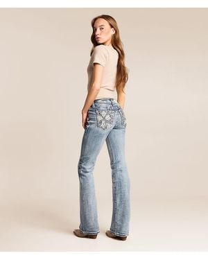 Miss Me Low Rise Boot Stretch Jean - Blue