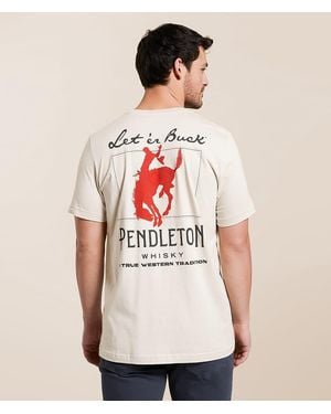 Pendleton Whisky Let'Er Buck T-Shirt - Red
