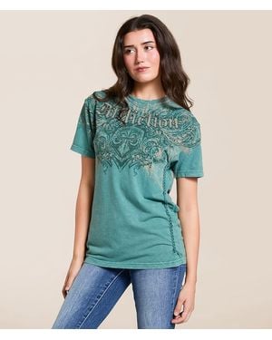 Affliction Residual Chaos T-Shirt - Green