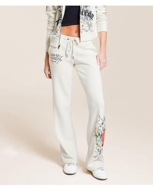 Ed Hardy Heart Sweatpant - White