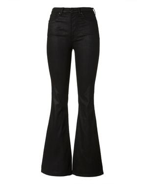 Buffalo David Bitton Buffalo Jeans Joplin High Rise Flared Jeans, Coated Wash - Black