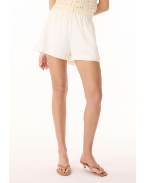 Buffalo David Bitton Buffalo Jeans Giustina Linen Blend Shorts - White