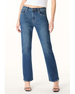 Buffalo David Bitton Buffalo Jeans Jayden High Rise Straight Jeans, Contrast - Blue