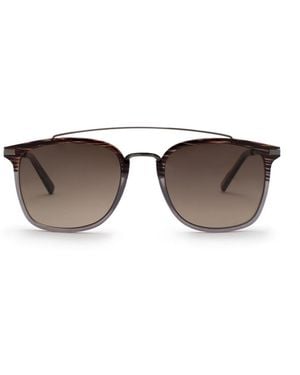 Buffalo David Bitton Buffalo Jeans Classic Square Sunglasses - Brown