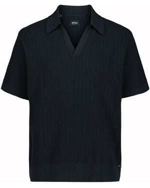 Buffalo David Bitton Buffalo Jeans Wotex Short Sleeve Sweater Polo - Black