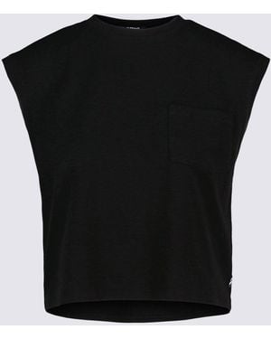 Buffalo David Bitton Buffalo Jeans Amandine Cap-Sleeve Crop Top - Black