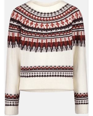 Buffalo David Bitton Buffalo Jeans Glenda Fair Isle Sweater - White