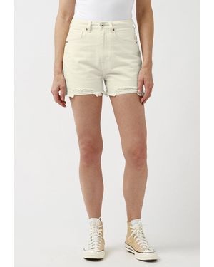 Buffalo David Bitton Buffalo Jeans Joanna Super High Rise Shorts - Natural