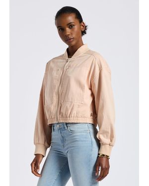 Buffalo David Bitton Buffalo Jeans Pyper Cropped Bomber Jacket - Natural